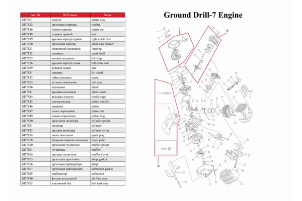 Бензобур ADA GroundDrill-7 А00232 Бензобур ADA GroundDrill-7 А00232