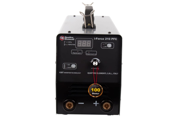 Инверторный аппарат электродной сварки QUATTRO ELEMENTI i-FORCE 210 PFC 771-626 Инверторный аппарат электродной сварки QUATTRO ELEMENTI i-FORCE 210 PFC 771-626