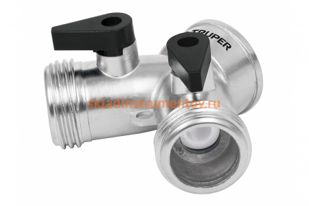 Алюминиевый У-образный коннектор с выключателем Truper AD-2 10372