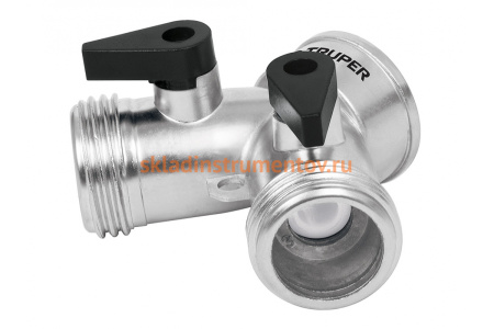 Алюминиевый У-образный коннектор с выключателем Truper AD-2 10372