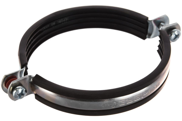 Трубный хомут с гайкой ЗУБР 4", 5штук, оцинкованный 37850-107-116