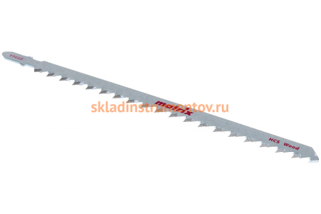 Полотна для электролобзика  по дереву, 3 шт., 155 мм, шаг 4 мм MATRIX 78223