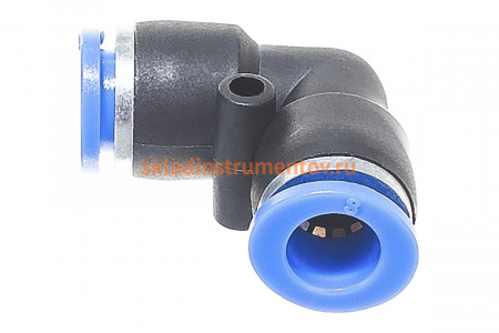 Фитинг угловой для пластиковых трубок (8 мм) ROCKFORCE RF-SPV08