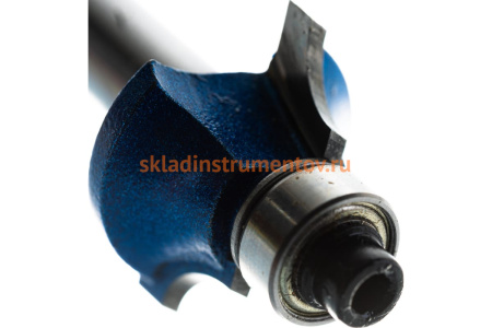 Фреза кромочная калевочная №1 ПРОФЕССИОНАЛ (22.2х9х50.2 мм; R4.8 мм; хвостовик 8 мм; ВК6) Зубр 28700-22.2