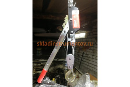 Ручная тросовая рычажная лебедка MIRAX 1,5т 1,8м 43130-1.5