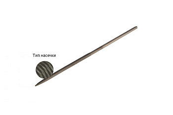 Надфиль WOLFSTAR круглый 160х4мм №0 У12 fn00020