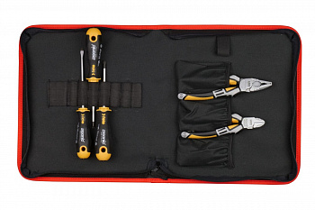 Набор отверток Felo Ergonic SL, PH, PZ с бокорезами и пассатижами, в сумке 40090504