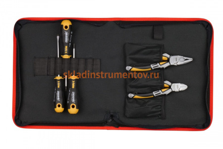 Набор отверток Felo Ergonic SL, PH, PZ с бокорезами и пассатижами, в сумке 40090504