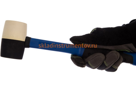 Резиновая черно-белая киянка Зубр ПРОФЕССИОНАЛ 20532-230