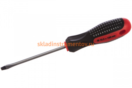 Отвертка SL5,0х100 мм MATRIX Fusion Anti slip 11419