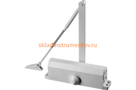 Дверной доводчик ЗУБР ПРОФЕССИОНАЛ для дверей массой до 100 кг, цвет белый 37911-100