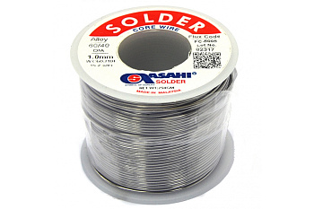 Припой (1 мм, 0.25 кг, Sn60/Pb40, FC5005 флюс RMA) ASAHI 00-00000075 Припой (1 мм, 0.25 кг, Sn60/Pb40, FC5005 флюс RMA) ASAHI 00-00000075