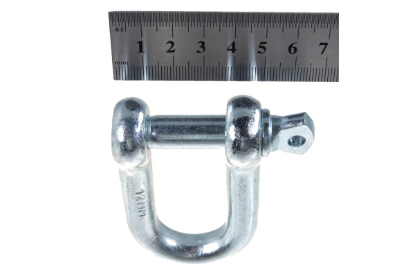 Такелажная скоба ЗУБР, 12мм, 1 шт, тип прямой, оцинкованная, 304516-12 Такелажная скоба ЗУБР, 12мм, 1 шт, тип прямой, оцинкованная, 304516-12