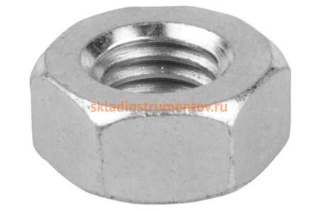 Шестигранная гайка Зубр МАСТЕР ГОСТ 5927-70 класс прочности 6 оцинкованная M4 5кг (примерно 7255 шт.) 303550-04