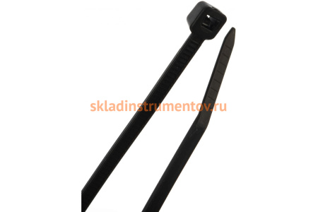 Нейлоновые хомуты Зубр черные, 3.6x250 мм, 100 шт. 309030-36-250