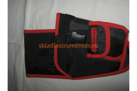 Кобура для шуруповерта с карманом для бит и сверл MATRIX 90243