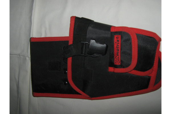 Кобура для шуруповерта с карманом для бит и сверл MATRIX 90243