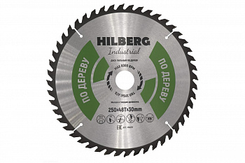 Диск пильный Industrial Дерево (250x30 мм; 48Т) Hilberg HW251