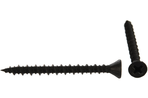 Саморезы с двухзаходной резьбой Зубр по ГВЛ, ДСП, фосфатированные, PH2, 3,9x45мм, ТФ7, 45шт 4-300057-39-045