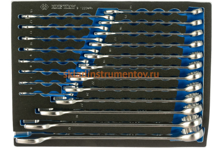 Набор комбинированных ключей (ложемент, 20 предметов) KING TONY 9-1220MRV