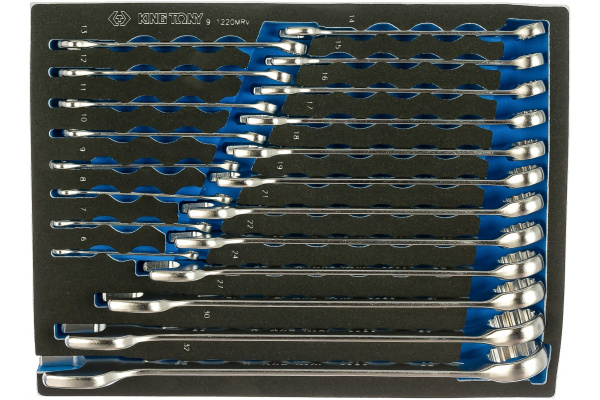Набор комбинированных ключей (ложемент, 20 предметов) KING TONY 9-1220MRV