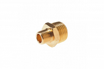 Соединитель резьбовой наружная резьба 1/2х1/4 ROCKFORCE RF-MM08/04