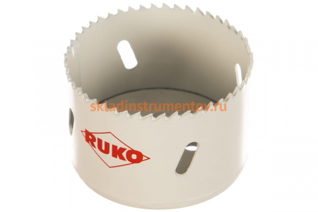 Коронка биметаллическая HSS Co 8% (67 мм) RUKO 126067