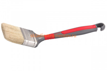 Кисть Kraftool ERGO угловая, натуральная щетина, 25мм 1-01025-25