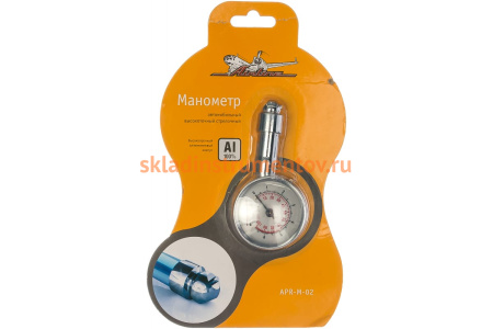 Металлический стрелочный манометр (7 атм) Airline  APR-M-02