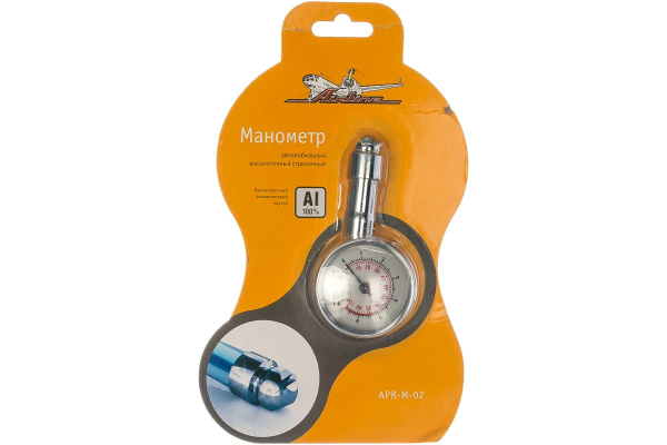 Металлический стрелочный манометр (7 атм) Airline  APR-M-02