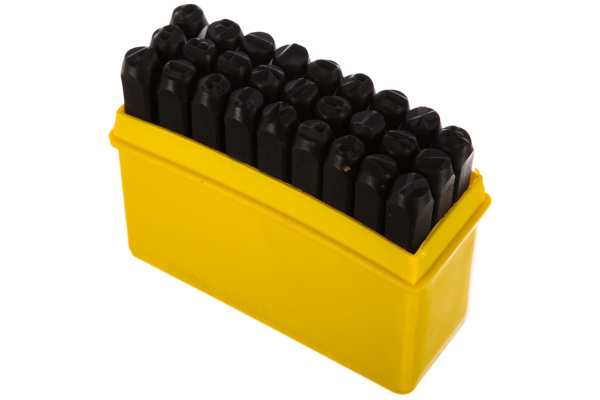 Буквенные клейма № 6 (латинский шрифт, сталь) GRIFF g111046