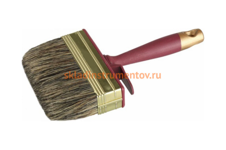 Кисть-макловица ЗУБР КМ-25 ЭКСПЕРТ, натуральная щетина, 50х150мм 01825-15