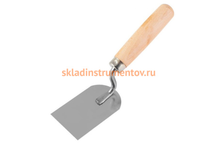 Штукатурный мастерок из нержавеющей стали с рукояткой из бука, 80x100 мм РемоКолор Лопатка 28-0-608