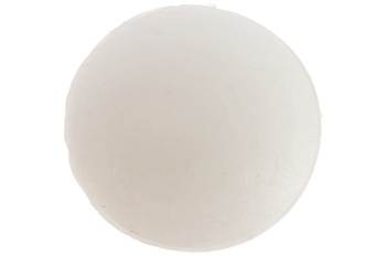 Декоративная заглушка под шуруп Зубр цвет белый, шлиц №2, ТФ6, 40шт 4-308156-3