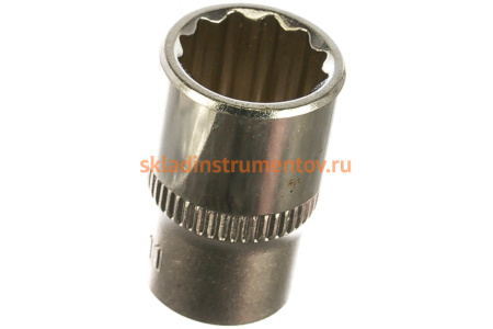 Головка торцевая 1/4” 11 12-ти гранная L=25мм JTC 22611