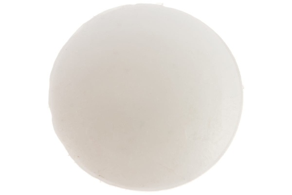 Декоративная заглушка под шуруп Зубр цвет белый, шлиц №2, ТФ6, 40шт 4-308156-3