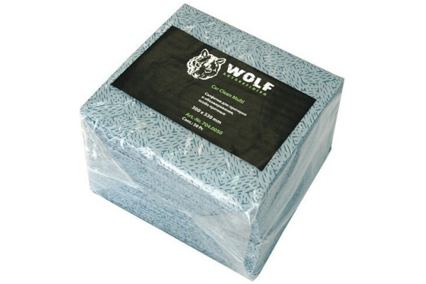 Салфетки для обезжиривания Wolf Multi 420Х267 мм, 50 шт. 704.0050