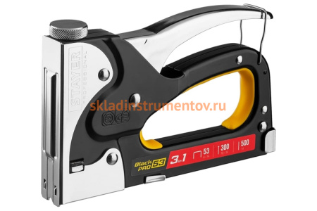 Стальной степлер STAYER HERCULES-53 тип 53, 300, 500, 31507