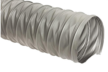 Шланг универсальный серый, длина 5м, диаметр 100мм, стенка 0,3мм JET PVP300.100.5