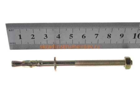 Клиновой анкер Зубр М6 x 95 мм, 100 шт, желтопассивированный 302032-06-095