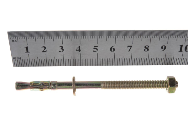 Клиновой анкер Зубр М6 x 95 мм, 100 шт, желтопассивированный 302032-06-095