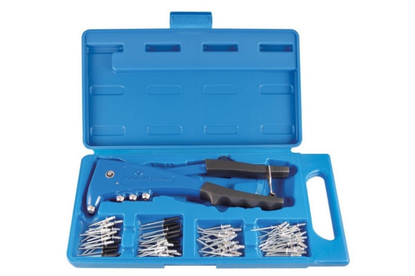 Заклепочник с набором заклепок (20 предметов) KING TONY 21-20-07MR