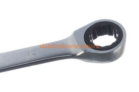 Набор комбинированных трещоточных ключей (8-19мм, 13 предметов) KING TONY 13113MR