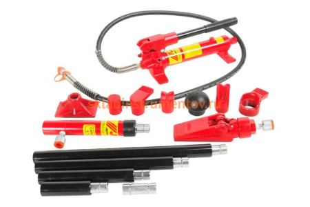 Гидравлический набор инструментов для кузовных работ, усилие 4т (в кейсе 17 предметов) JTC HD204