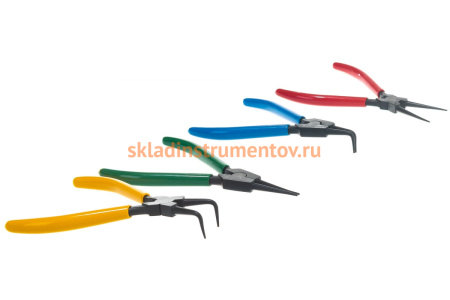 Набор съемников стопорных колец, щипцы, 4 шт. JTC K5041 Набор съемников стопорных колец, щипцы, 4 шт. JTC K5041