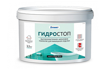 Покрытие для финишной отделки Гидростоп Оптимист С407 3,5 кг OP0252