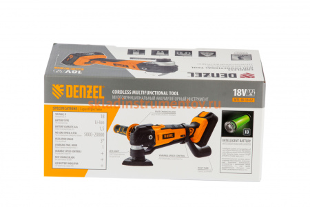 Многофункциональный аккумуляторный инструмент DENZEL MTL-IB-18-02 28401 Многофункциональный аккумуляторный инструмент DENZEL MTL-IB-18-02 28401