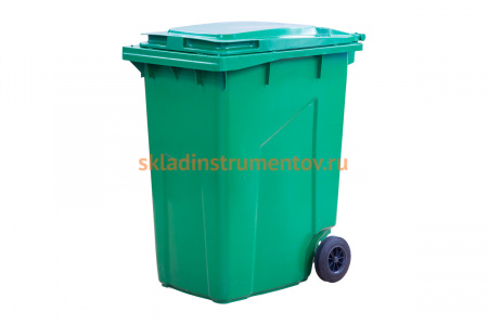 Мусорный контейнер Тара.ру 360л, зеленый 19735