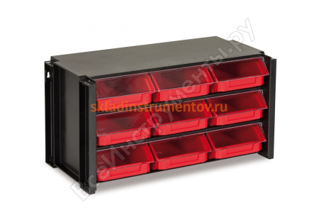 Составная полка 360x170x190мм, 9 выдвижных ячеек 100х170х50мм Tayg 309007