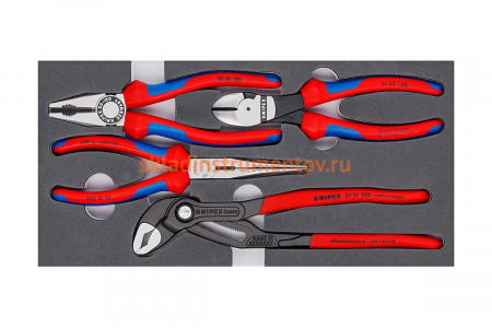 Набор ШГИ KNIPEX COBRA Basic  4 предмета KN-002001V15